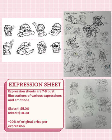 expression sheet